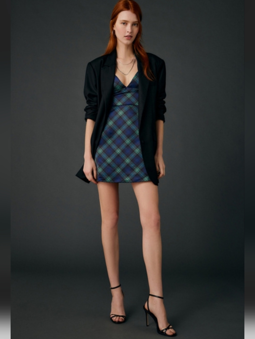 Kimchi Blue Petit Fours Fit-And-Flare Satin Mini Dress